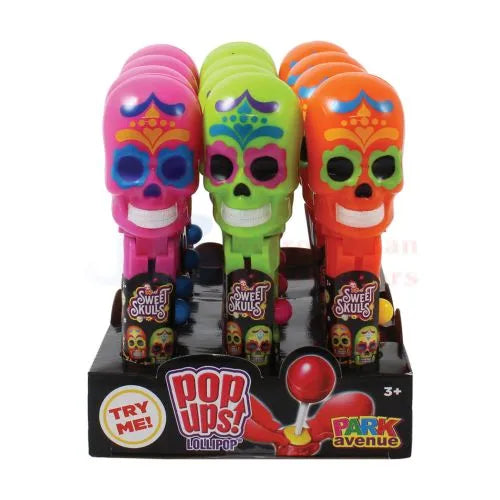 Sweet Skulls Lollipop Strawberry 10g