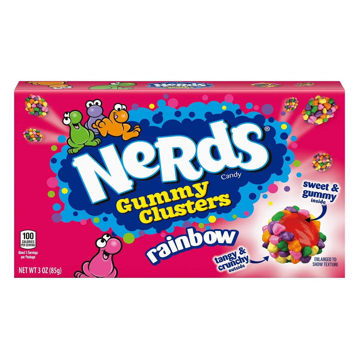 Nerds Gummy Clusters Rainbow Candy 3oz