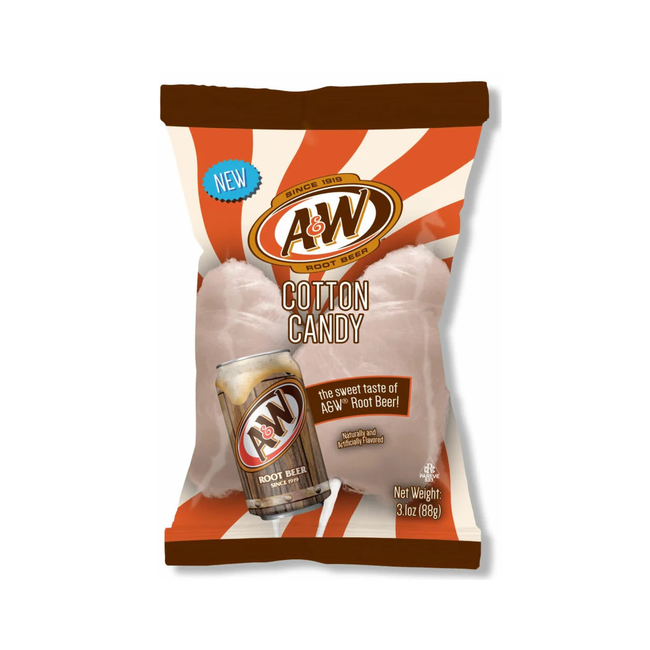 US A&W Root Beer Cotton Candy 88g