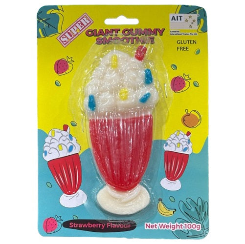 Giant Gummy Slushy Strawberry Flavour 100g