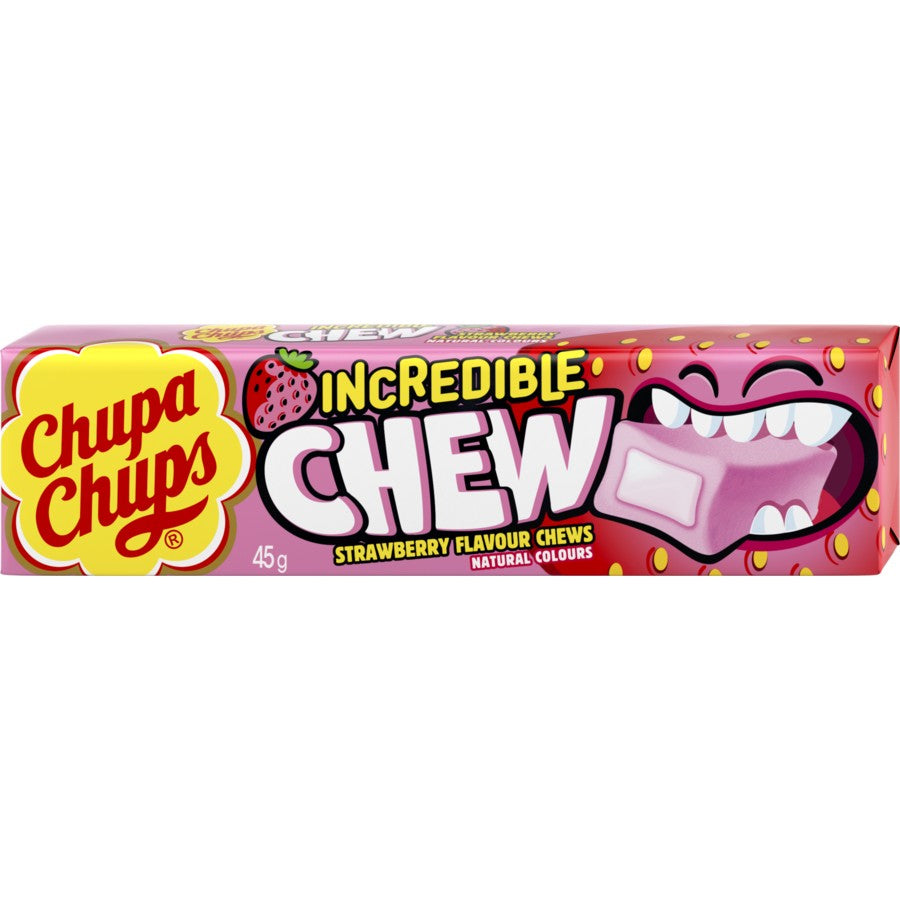 Chupa Chups Strawberry Incredible Chew