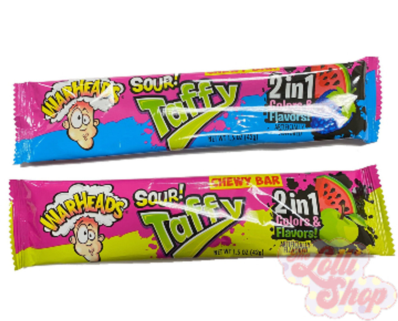 Warheads Sour Taffy 2 in 1 42g