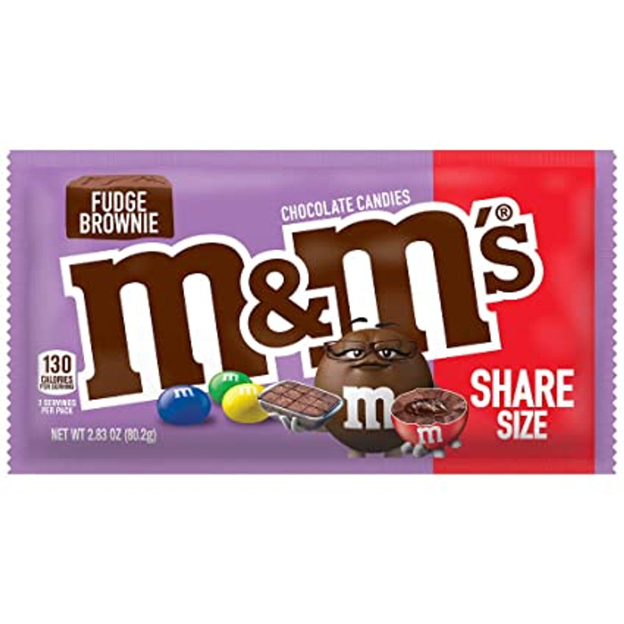 M&M’s Fudge Brownie Share Size 80.2g