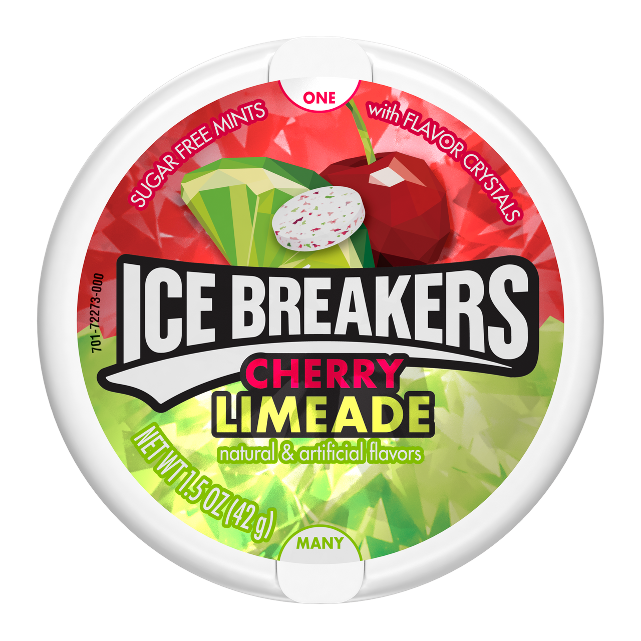 US Ice breakers Cherry Limeade Mints 42g