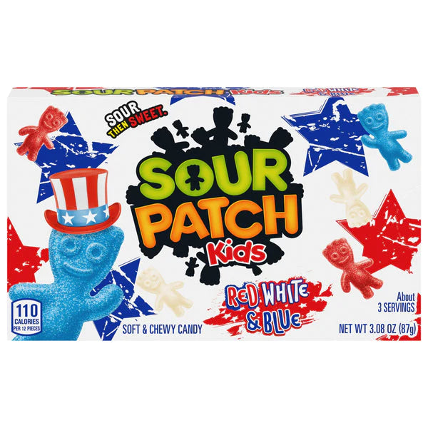 Sour Patch Kids Red White & Blue 3.08 Oz