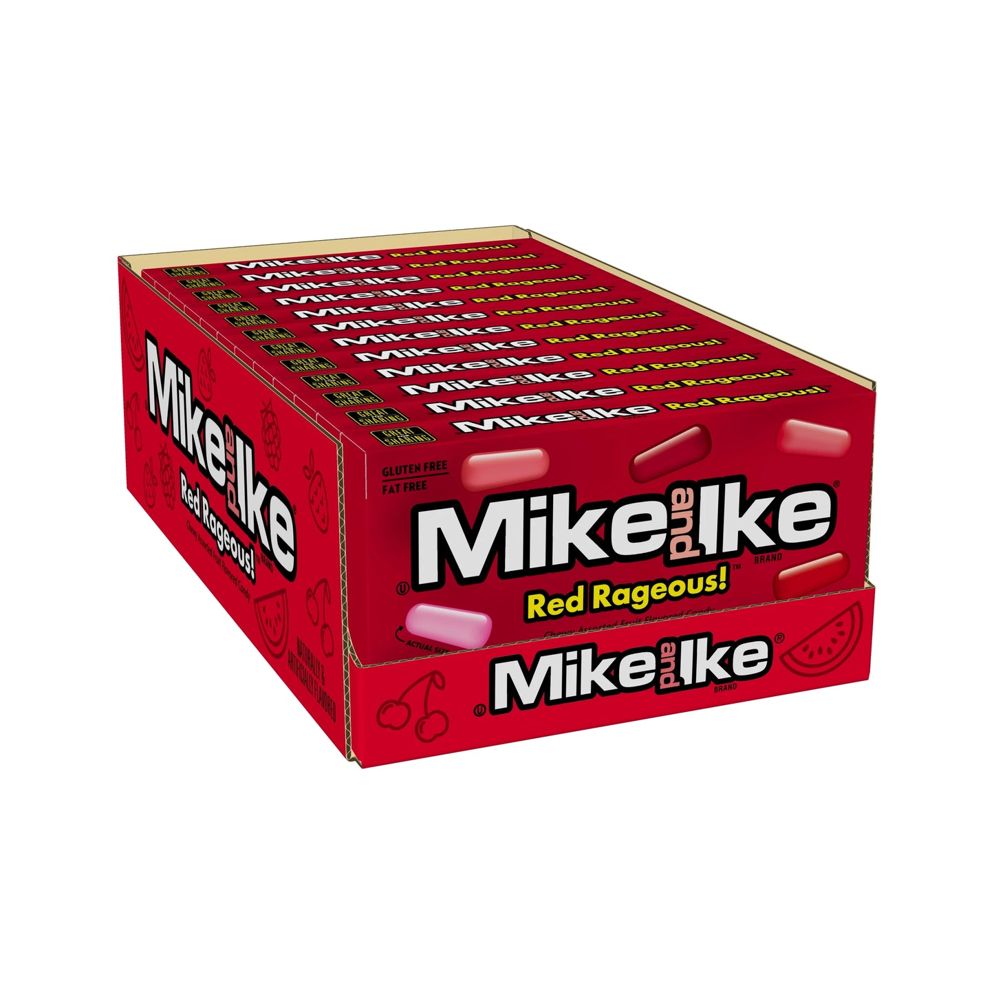 Mike and Ike Red Rageous 4.25Oz (BBD:-5/2025)