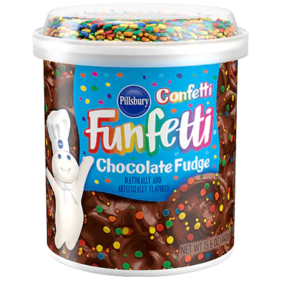 Pillsbury Confetti Funfetti Chocolate Fudge 15.6Oz