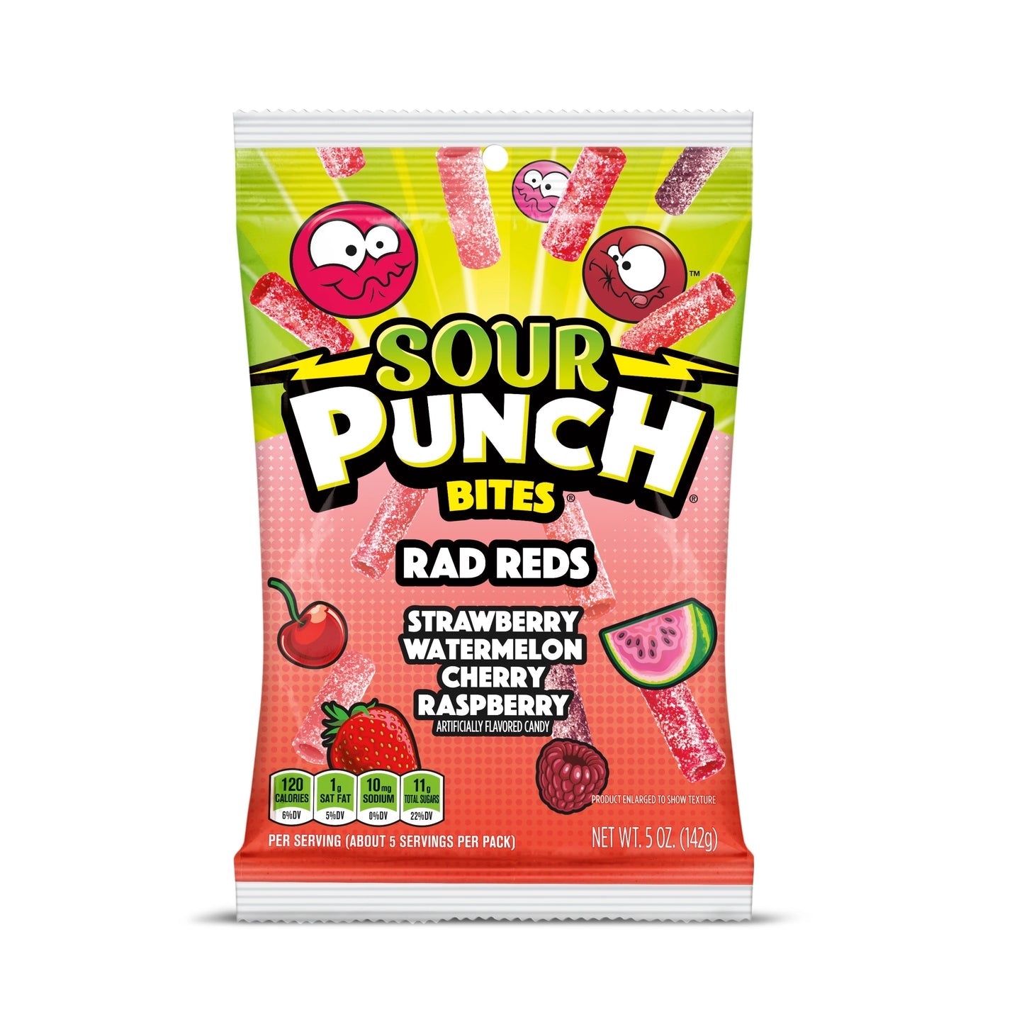Sour Punch Bites Rad Reds 142g