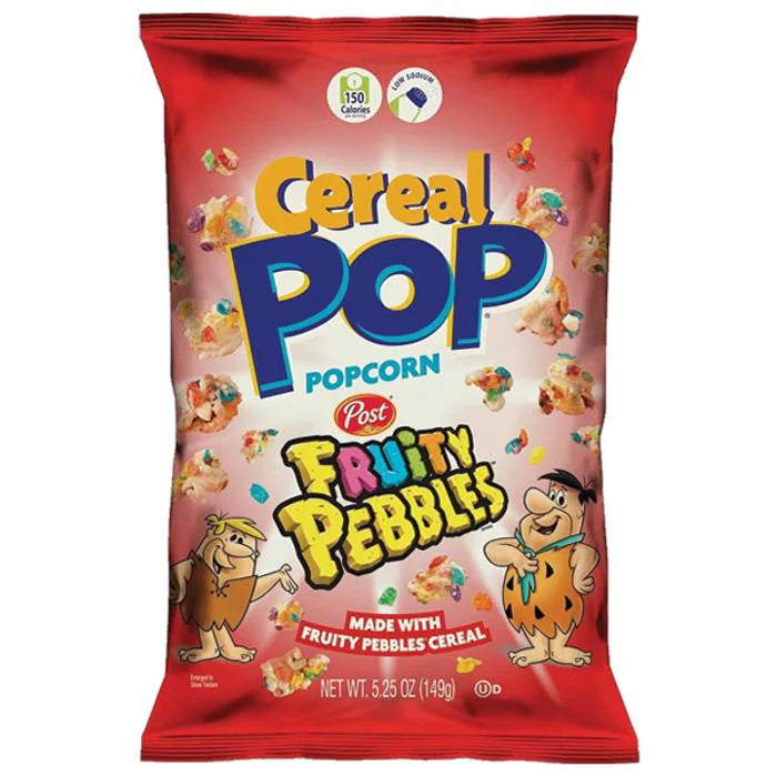 Cereal Pop Popcorn Fruity Pebbles 149g