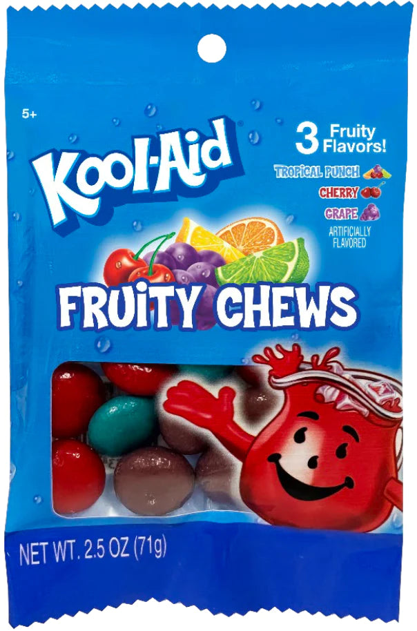Kool-Aid Fruity Chews 3 Fruity Flavors! 71g