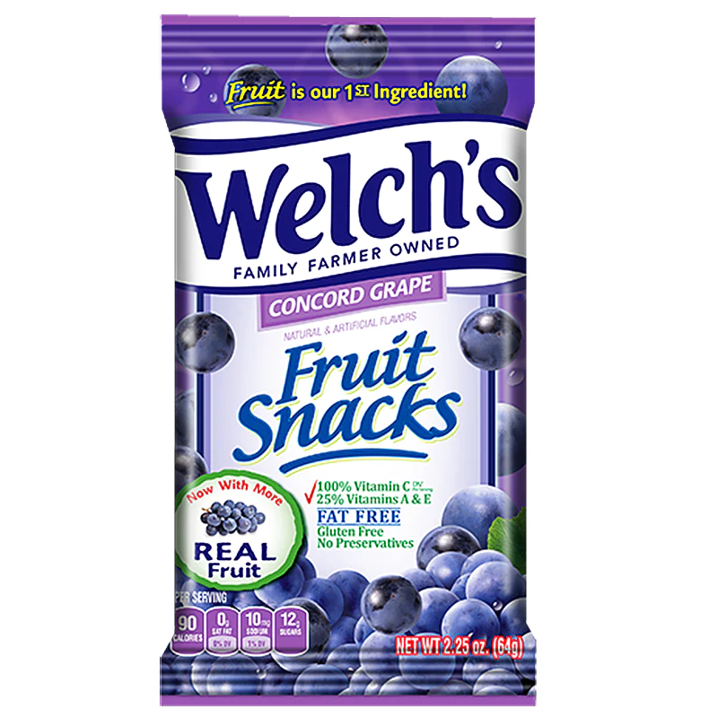 Welch’s Concord Grape Fruit Snacks 142g
