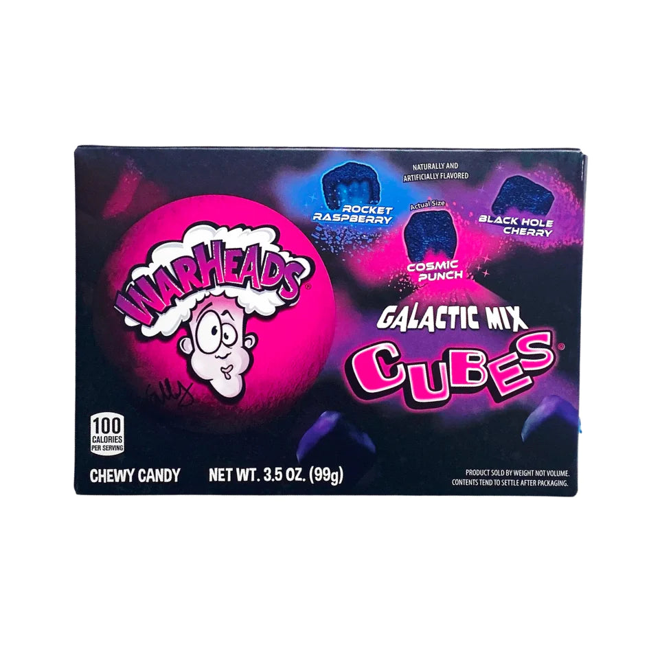 Warheads Galactic Mix Cubes 99g
