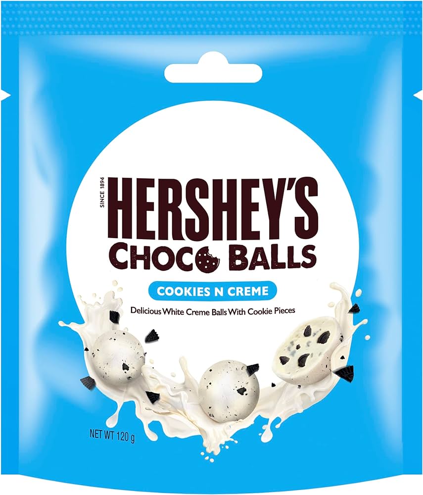 Hershey’s Choco Balls Cookies N Cream 120g