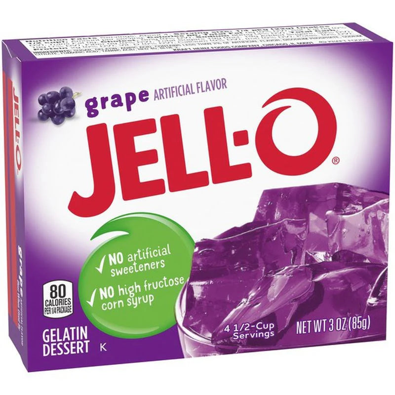 Jell-O Grape Gelatin Dessert 85g (BBD:- 24Oct,2025)