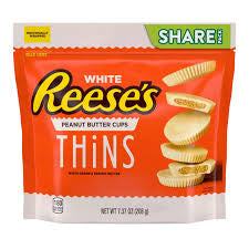Reese’s White Peanut Butter Cups Thins 7.37Oz (BBD:-7/2025)