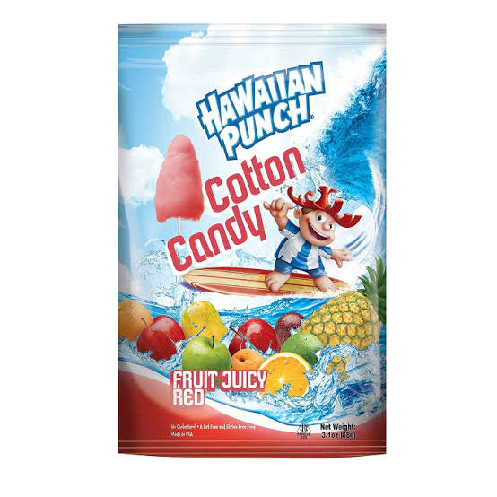 Hawaiian Punch Cotton Candy Fruit Juicy Red 88g
