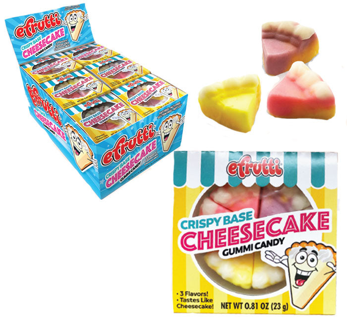 Efrutti Crispy Base Cheesecake Gummi Candy 0.81 Oz