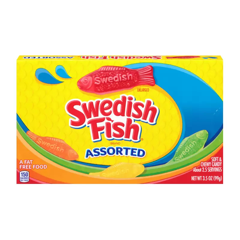 US Swedish Fish Assorted 99g