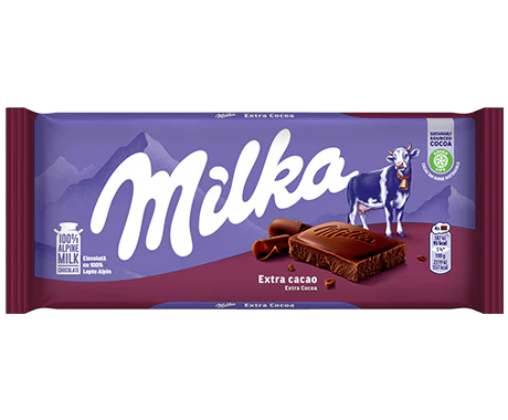EU Milka Extra Cacao Block 100g