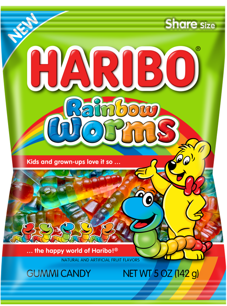 Haribo Rainbow Worms 142g