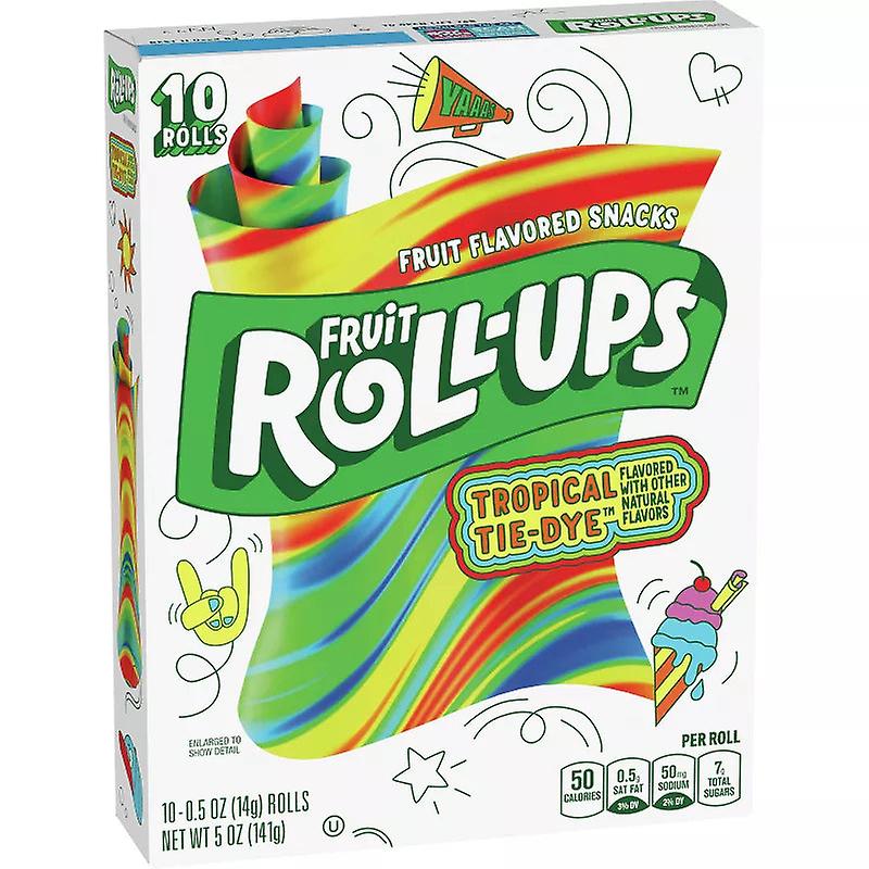Fruit flavoured Roll-Ups Tropical Tie-Dye 5 Oz