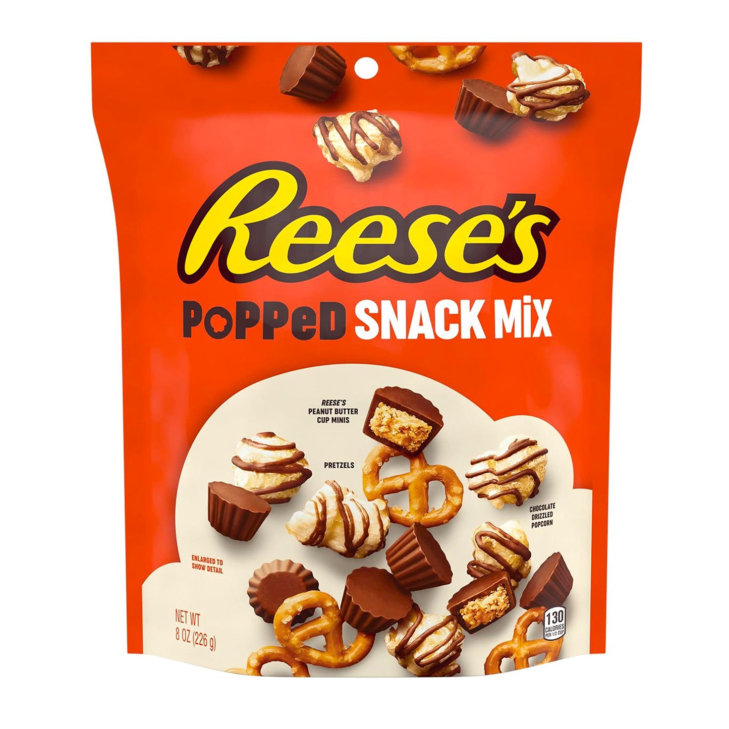 Reese’s Popped Snack Mix 8Oz
