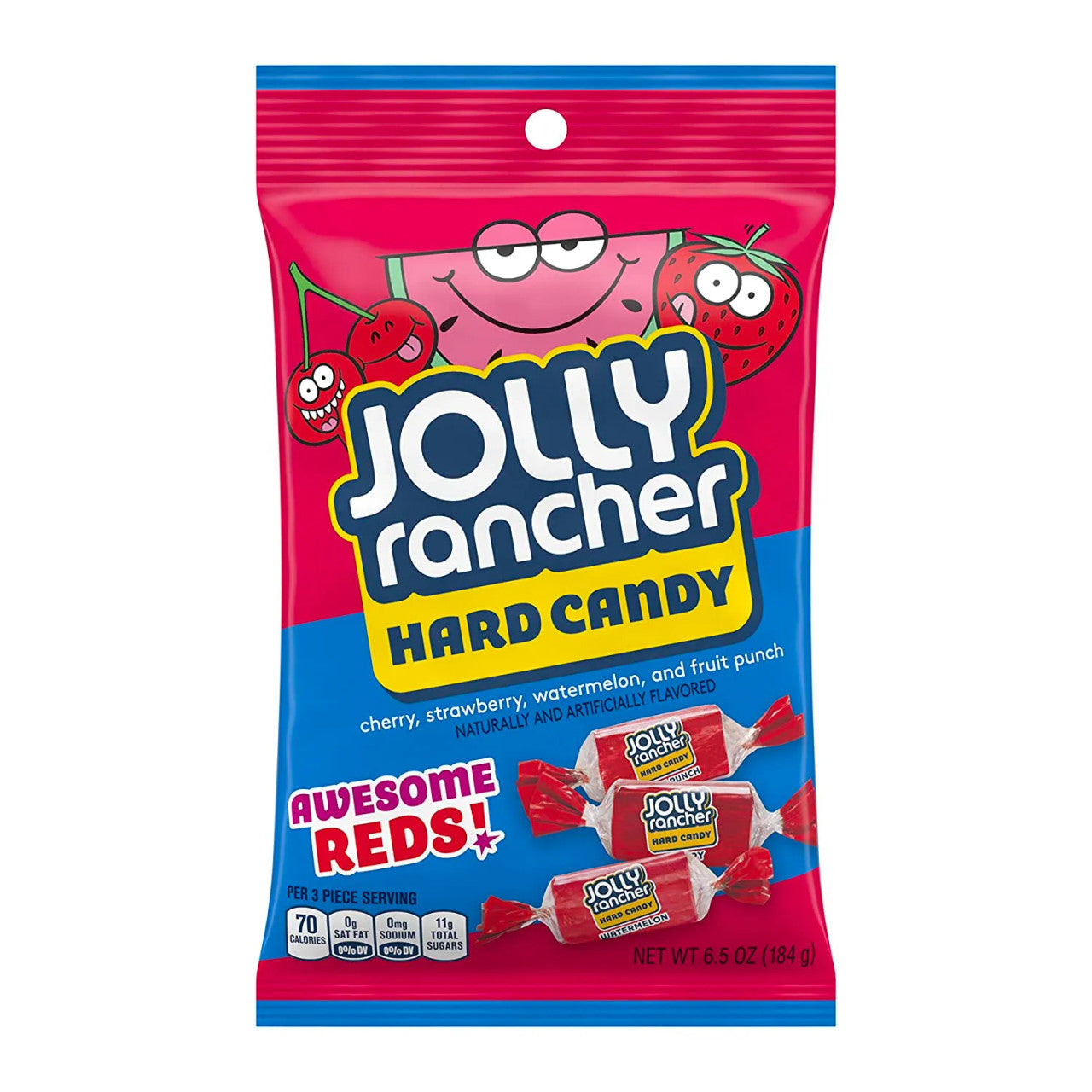 Jolly Rancher Hard Candy Awesome Reds! 184g