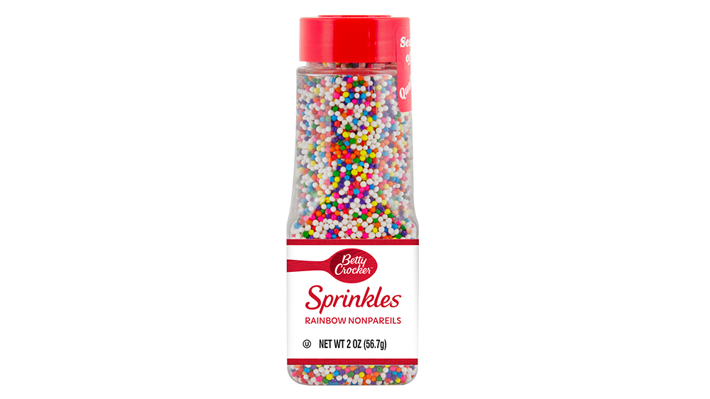 Betty Crocker Sprinkles Rainbow Nonpareils 2Oz