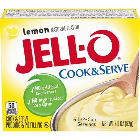 Jell-O Cook & Serve Lemon Flavor 82g