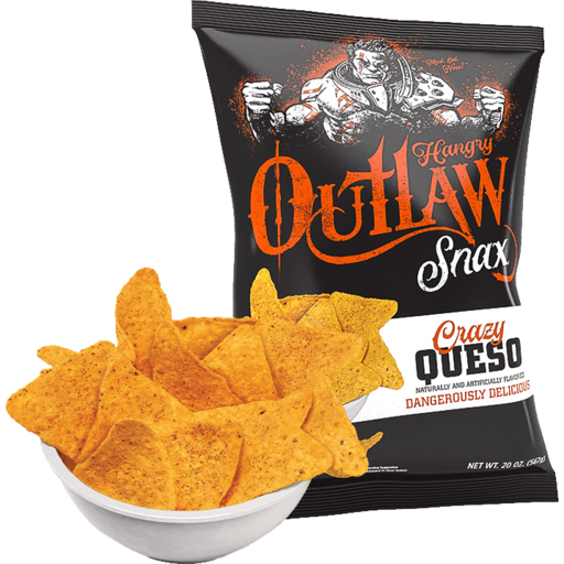 Outlaw Snax Crazy Queso 85g