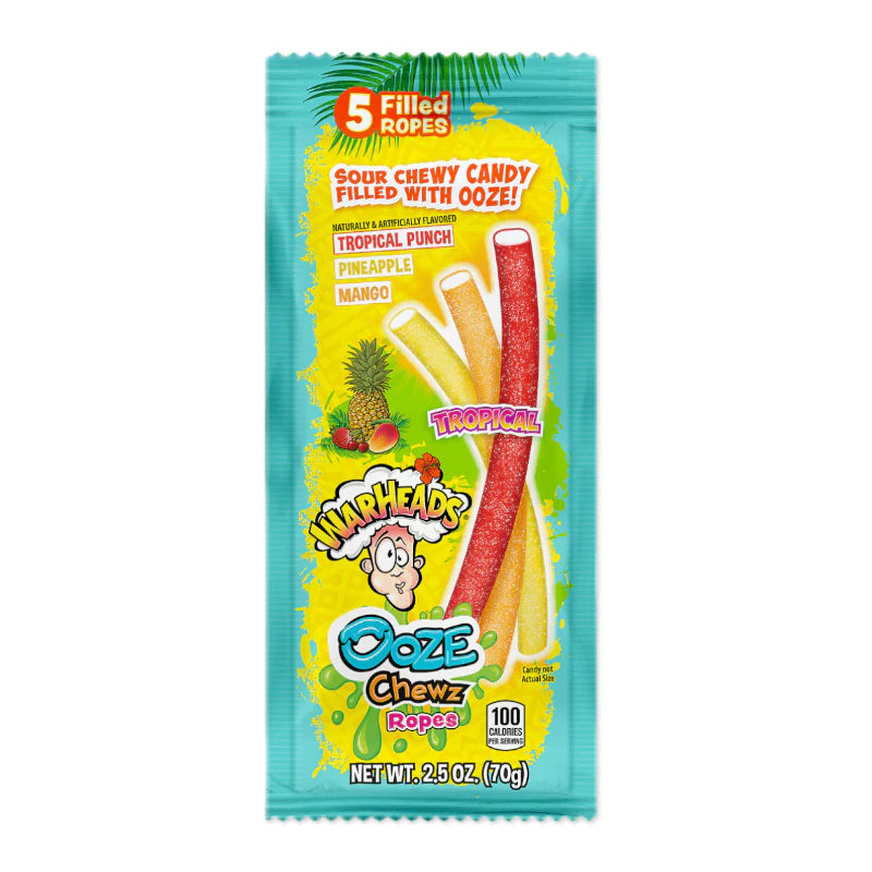 Warheads Ooze Chew Ropes 2.5 Oz