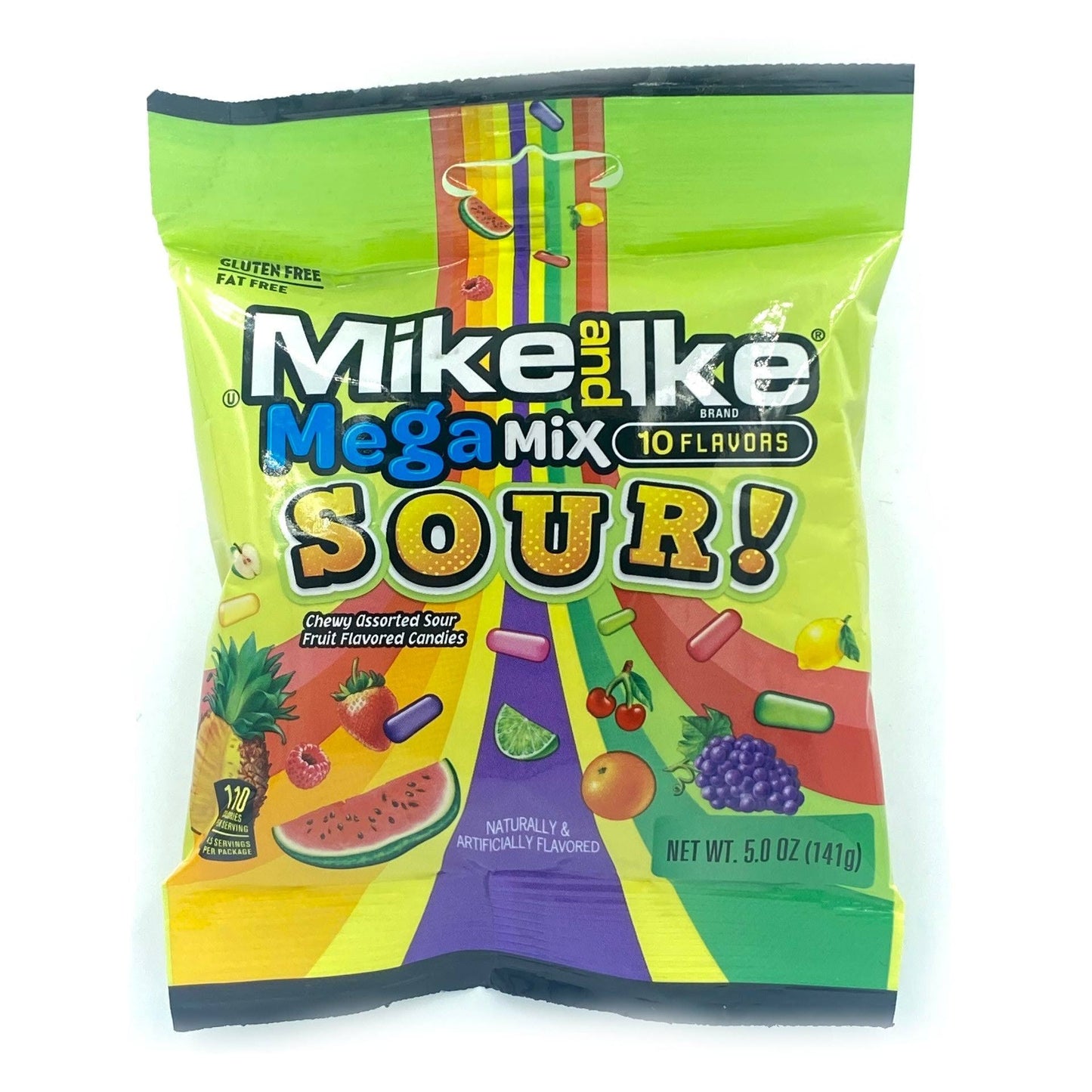 Mike And Ike Mega Mix Sour 5 Oz