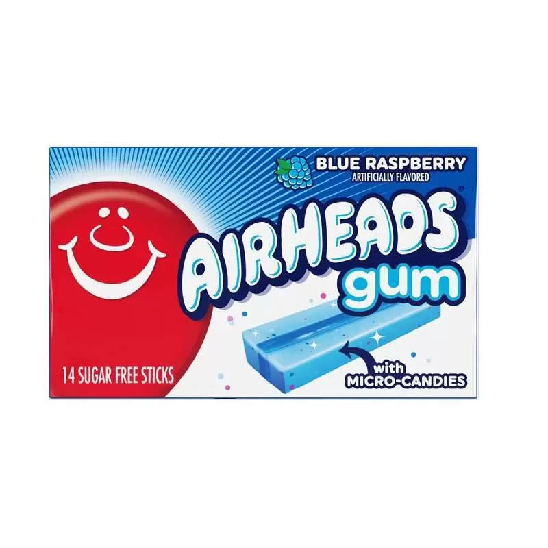 Airheads Blue Raspberry Sugarfree Gum