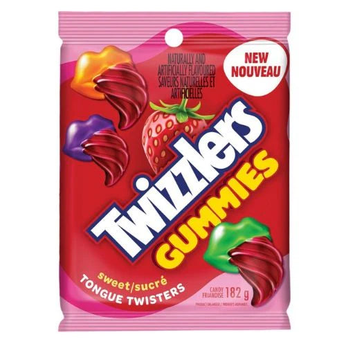 Twizzlers Gummies Sweet Tongue Twisters 182g