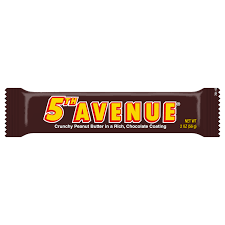 5th Avenue Crunch Peanut Butter Chocolate Bar 56g