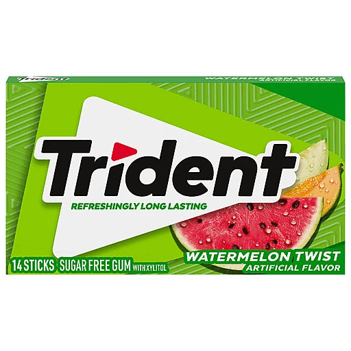Trident Watermelon Twist Sugarfree Gum