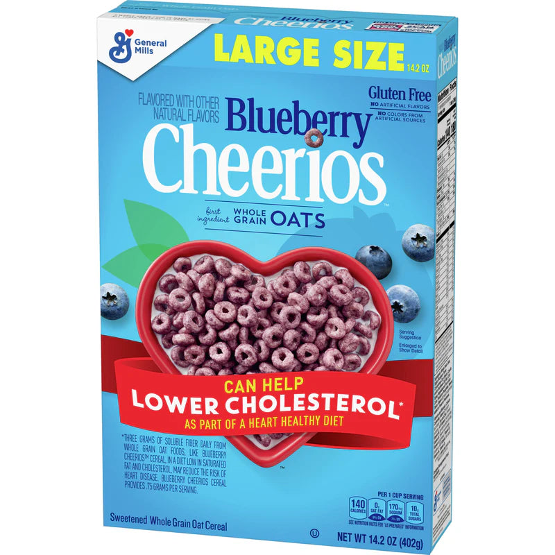 Cheerios Blueberry Large Size 14.2Oz
