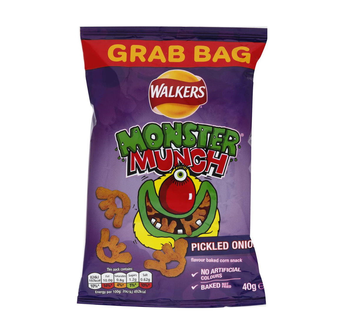 Walkers Monster Munch Pickled Onion 40g