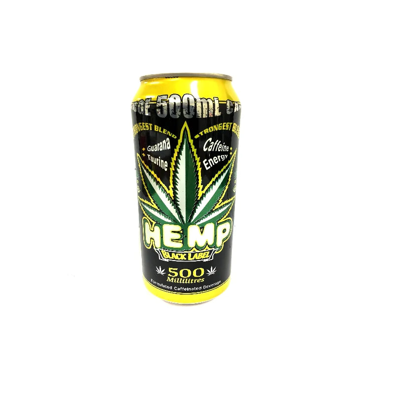 Hemp Black Label Energy Drink 500ml