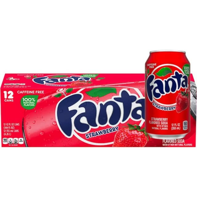 US Fanta Strawberry 355ml