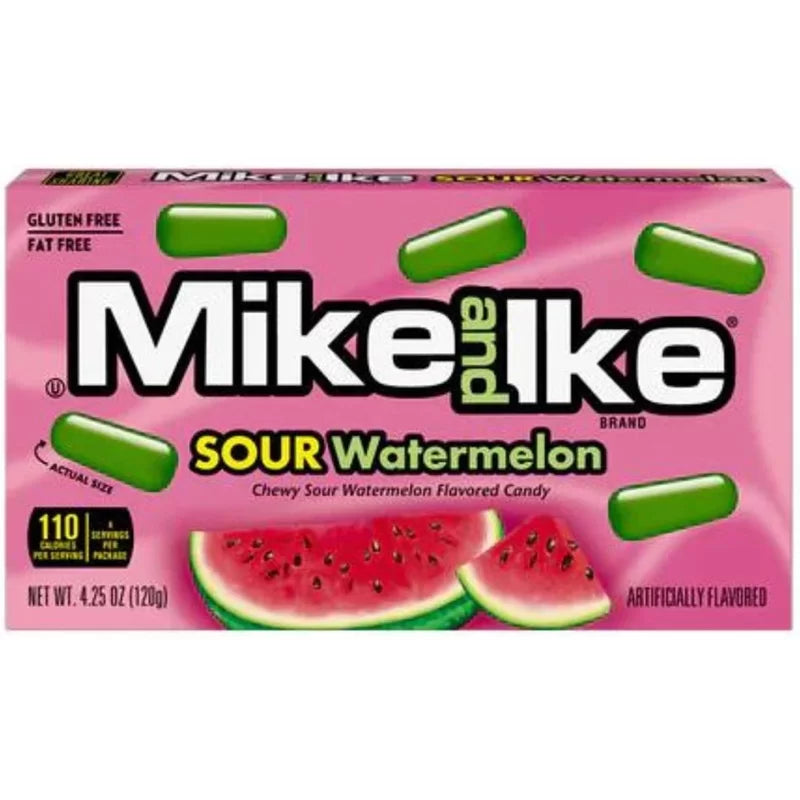 Mike and Ike Sour Watermelon 120g
