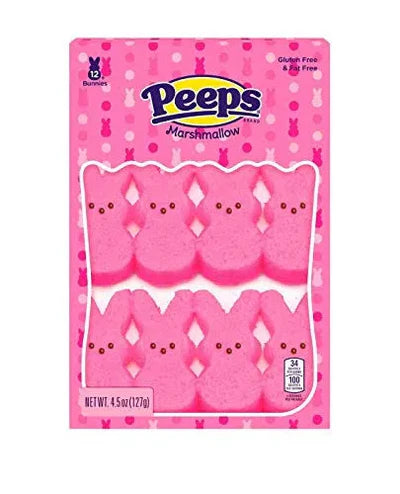 Peeps Marshmallow Pink Bunnies 127g