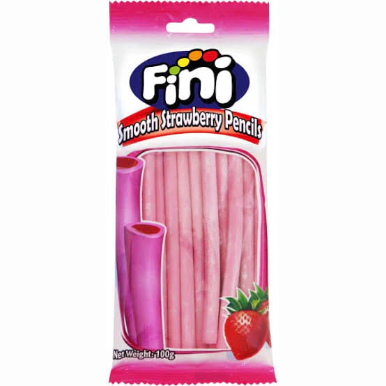 Fini Smooth Strawberry Pencils 100g