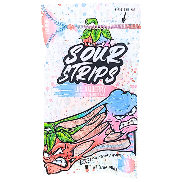 US Sour Strips Duos Dreamberry 96g
