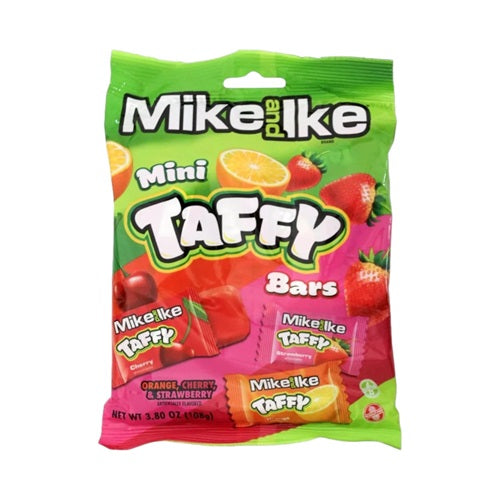 Mike and Ike Mini Taffy Bars 108g