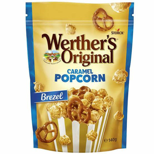 EU Werther’s Original Caramel Popcorn & Pretzels 140g
