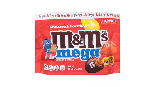 US M&M Mega Peanut Butter Share Size 243.81g