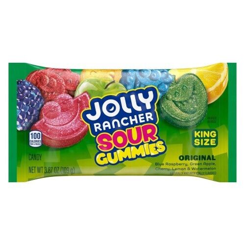 US Jolly Rancher Sour Gummies King Size 109g