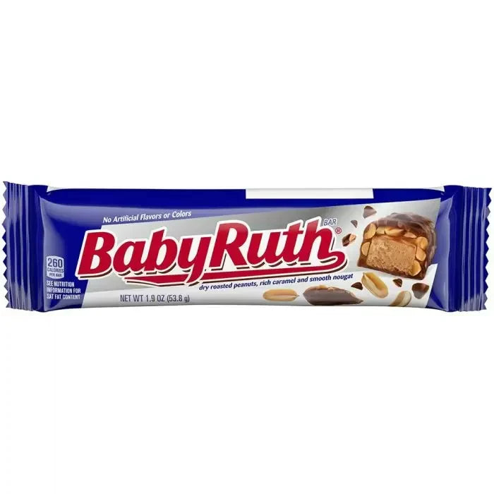 Baby Ruth Chocolate Bar 53g single retail item