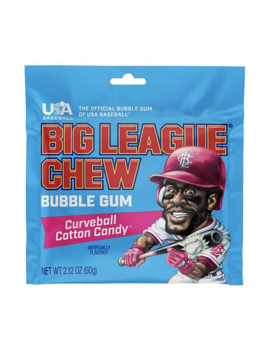 Big League Chew Cotton Candy 60g single retail pack